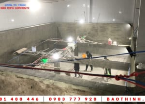 Bọc phủ composite hồ nước tại Công ty Việt Úc - Bạc Liêu 17 Bọc phủ composite hồ nước tại Công ty Việt Úc - Bạc Liêu