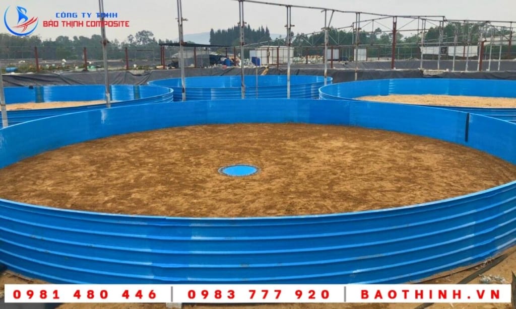 Lắp đặt hồ tròn composite tại Khánh Hòa 15 Hồ tròn Composite được lắp đặt tại Khánh Hòa