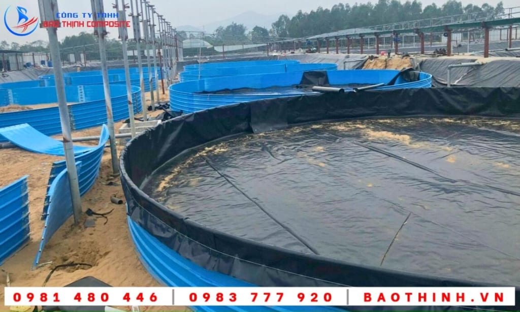 Lắp đặt hồ tròn composite tại Khánh Hòa 18 Hồ tròn Composite được lắp đặt tại Khánh Hòa