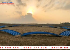 Lắp đặt hồ tròn composite tại Quảng Ngãi 24 Hồ tròn Composite trên biển Quảng Ngãi