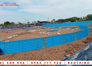 Lắp đặt hồ tròn composite tại Sóc Trăng 19 Hồ tròn Composite được lắp ráp tại Sóc Trăng