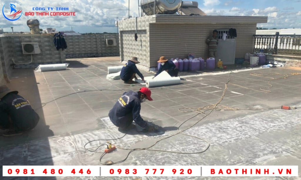 Chống thấm sàn mái tại Vĩnh Châu - Sóc Trăng