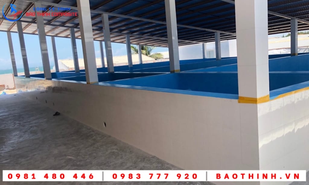 Chống thấm composite hồ chứa nước tại Việt Úc - Bình Thuận