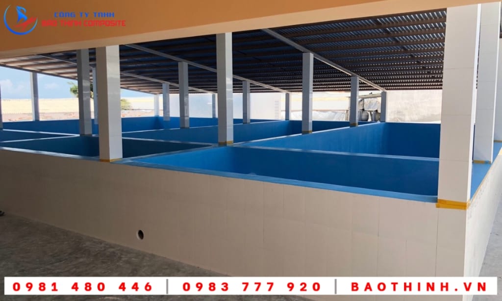 Chống thấm composite hồ chứa nước tại Việt Úc - Bình Thuận