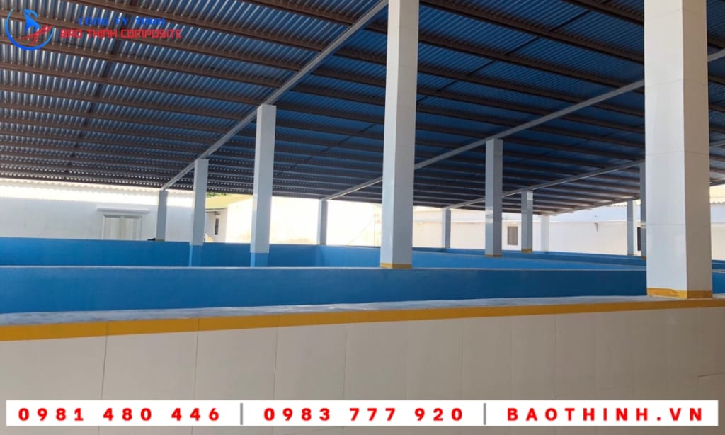 Chống thấm composite hồ chứa nước tại Việt Úc - Bình Thuận