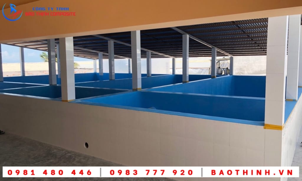 Chống thấm composite hồ chứa nước tại Việt Úc - Bình Thuận