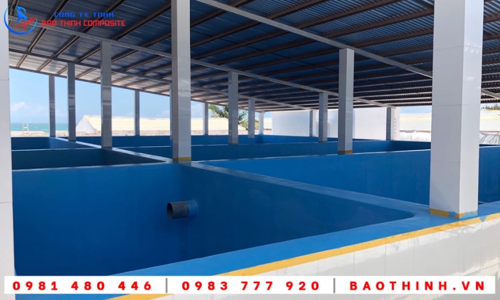 Chống thấm composite hồ chứa nước tại Việt Úc - Bình Thuận