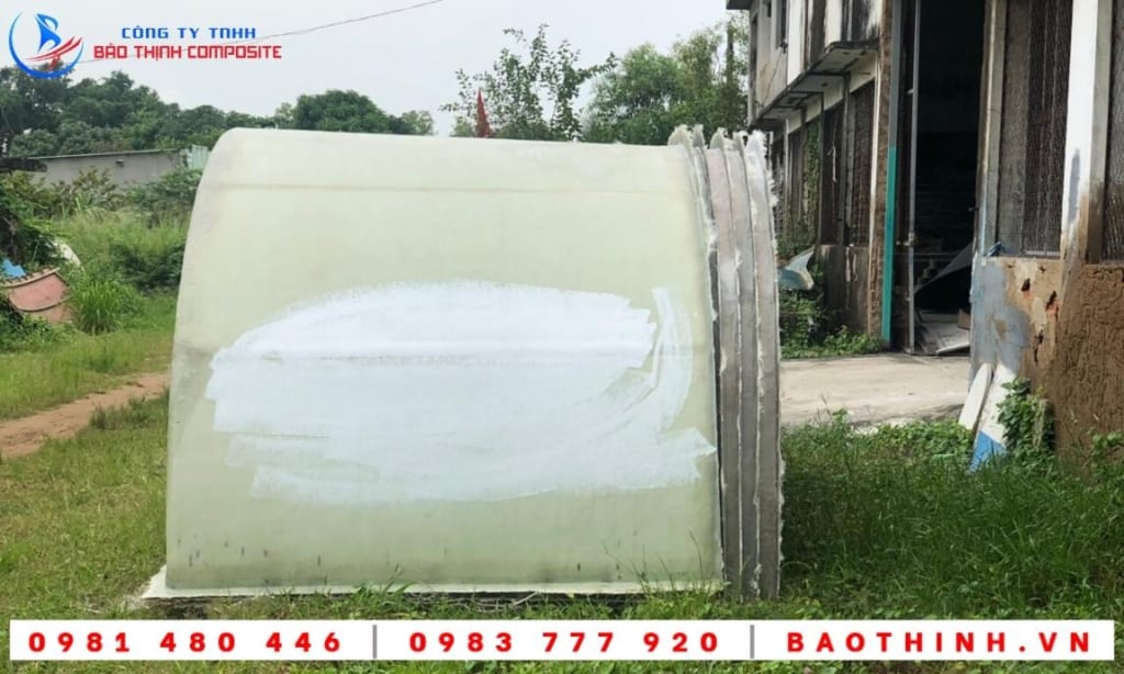 Bồn composite nuôi cá giống - Công ty A.M.T