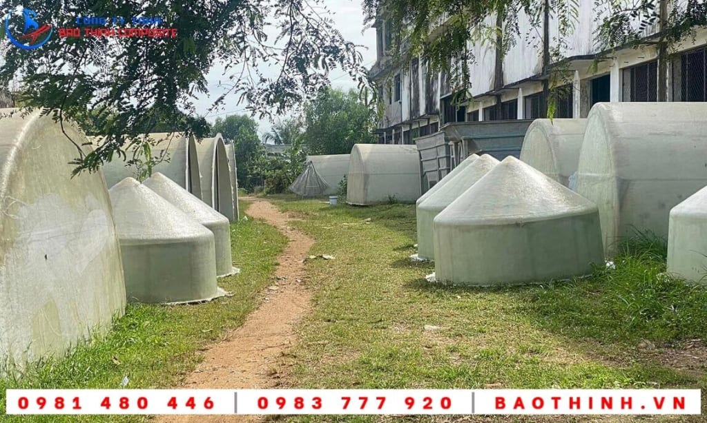 Bồn composite nuôi cá giống - Công ty A.M.T