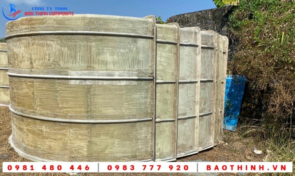 Bồn composite nuôi cá giống - Công ty A.M.T