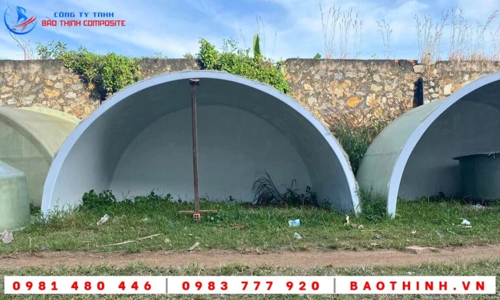 Bồn composite nuôi cá giống - Công ty A.M.T