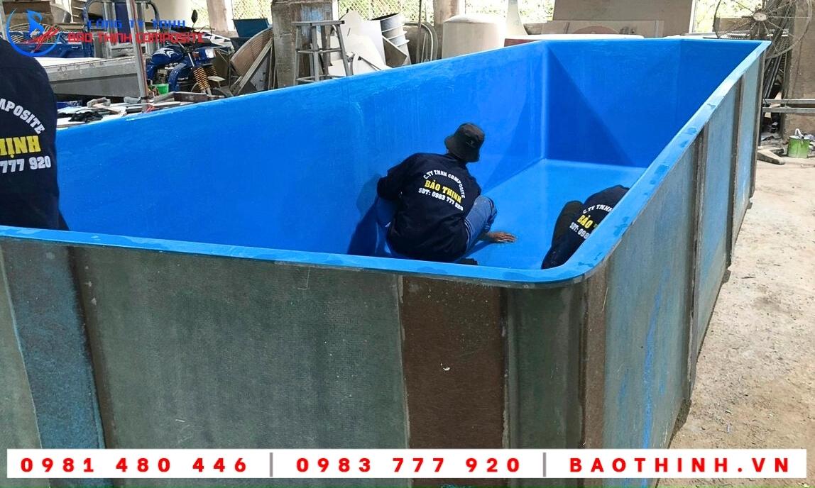 Lắp đặt hồ bơi composite nguyên khối tại TPHCM