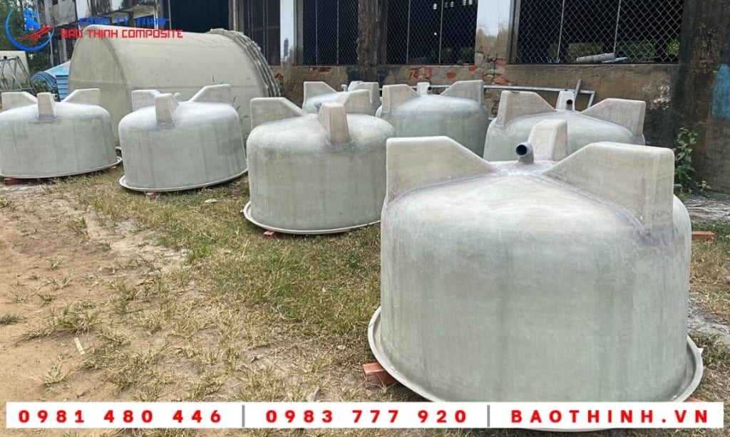 Đơn hàng bồn composite cho Công ty Việt Úc - Bạc Liêu