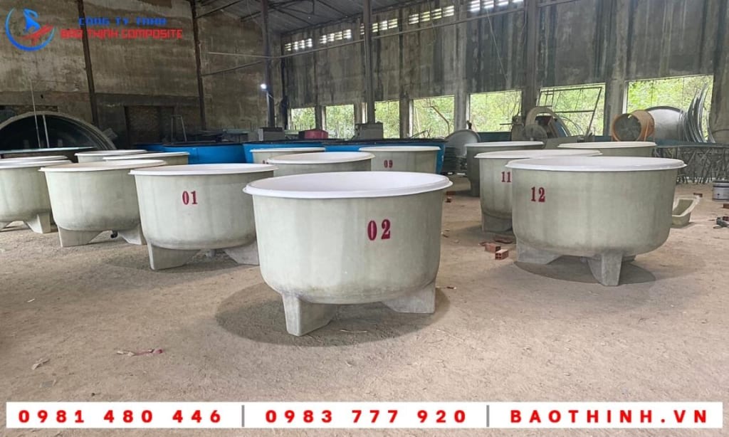 Đơn hàng bồn composite cho Công ty Việt Úc - Bạc Liêu