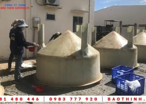 Lắp ráp bồn composite tại Việt Úc Cà Mau 17 Bồn composite được lắp ráp chân tại Công ty Việt Úc - Cà Mau