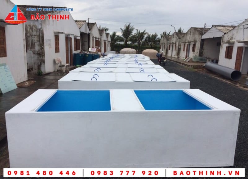 Ứng dụng bể cá nhựa composite nuôi thủy sản