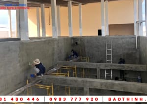 Công trình chống thấm hồ nước cho Công ty Việt Úc – Bến Tre 19 Chống thấm composite hồ chứa nước Việt Úc - Bến Tre