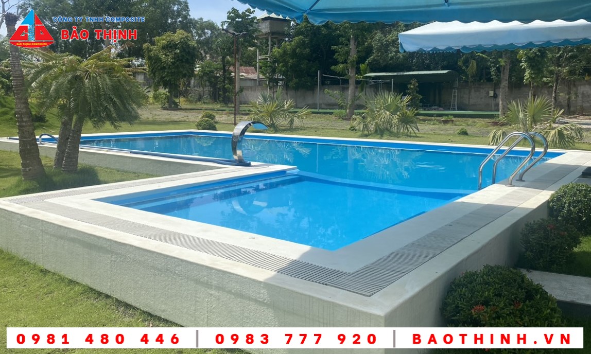 Chống thấm composite hồ bơi Phú mỹ BRVT