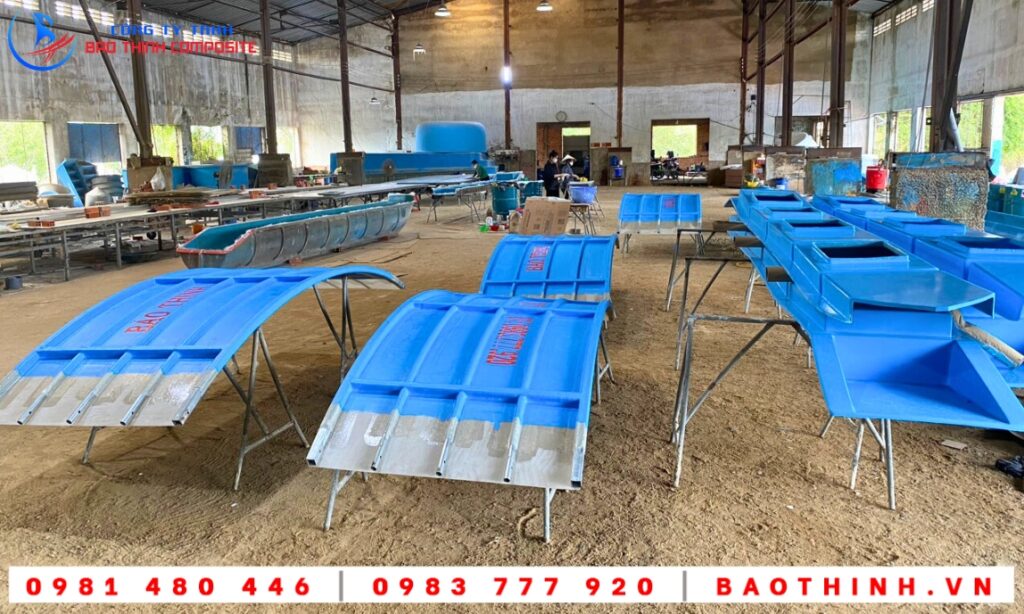 Hồ tròn composite nguyên khối tại Cà Mau