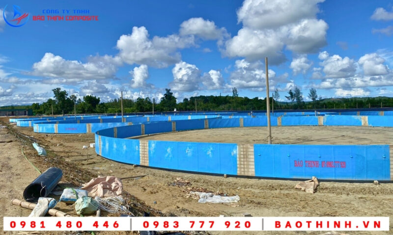 Hồ tròn composite tại Cẩm Phả - Quảng Ninh 22 Hồ tròn composite tại Cẩm Phả - Quảng Ninh