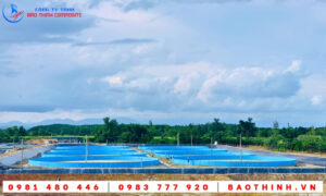 Hồ tròn composite tại Cẩm Phả - Quảng Ninh