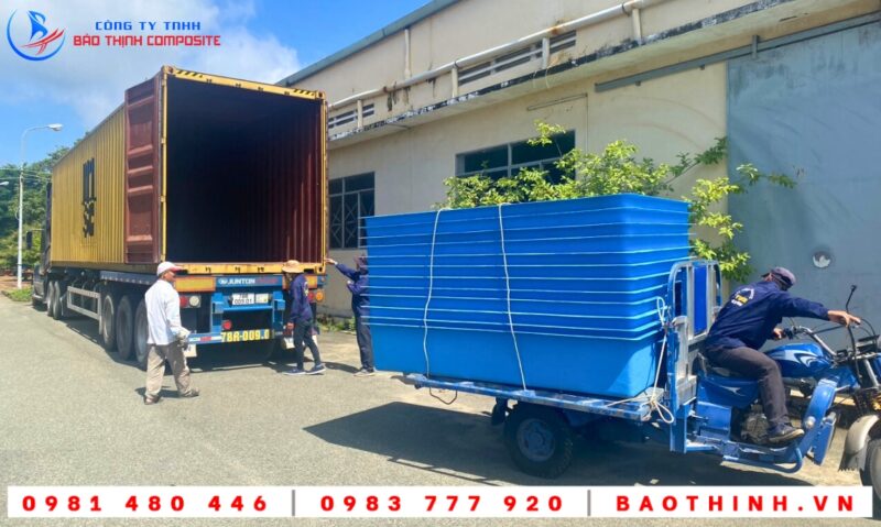 Bồn composite của Công ty Bá Hải