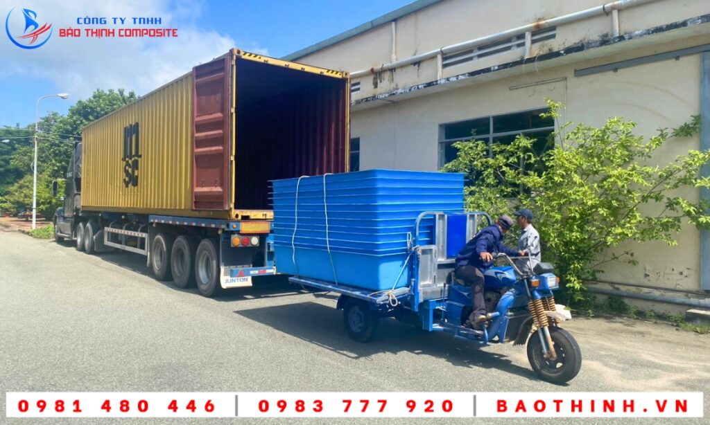 Bồn composite của Công ty Bá Hải