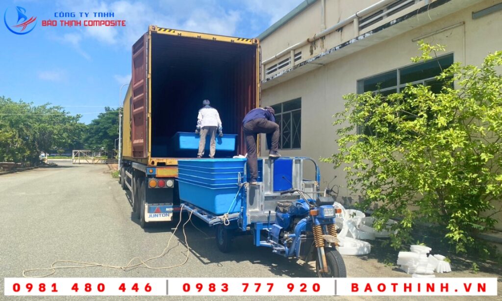 Bồn composite của Công ty Bá Hải