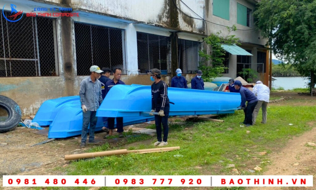Nhà nổi composite tại Bắc Kạn