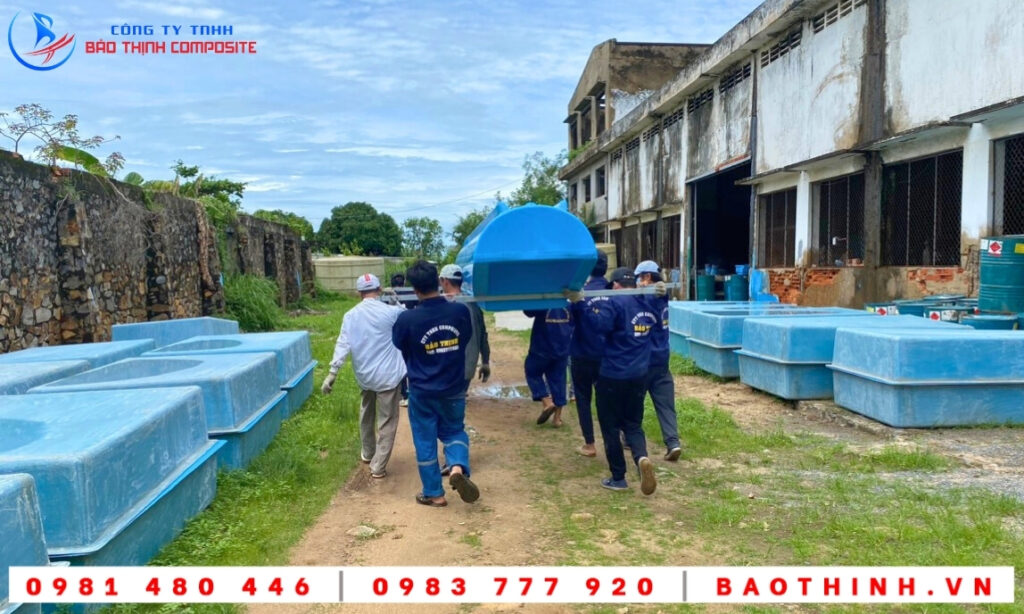 Nhà nổi composite tại Bắc Kạn
