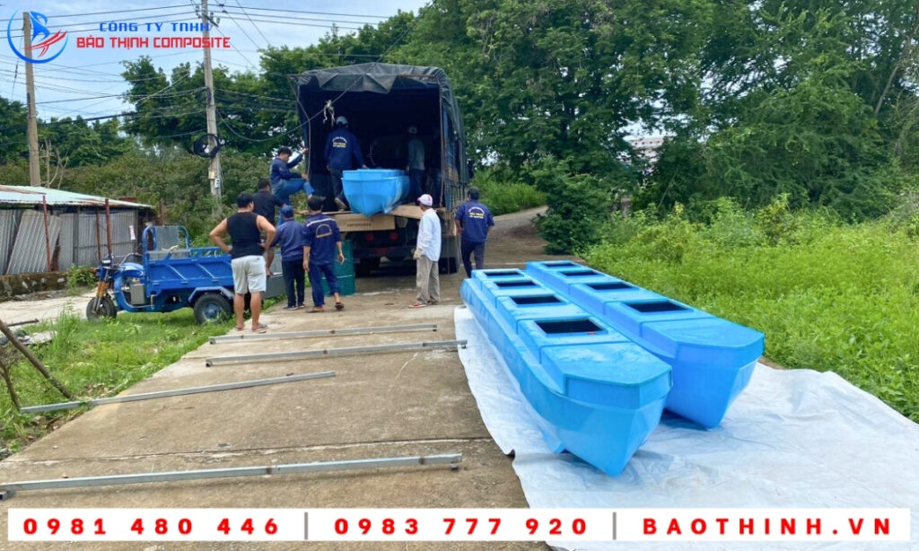 Nhà nổi composite tại Bắc Kạn