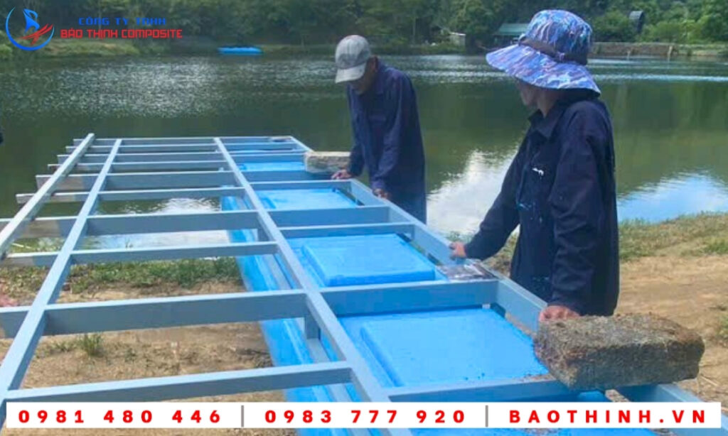 Nhà nổi composite tại Bắc Kạn