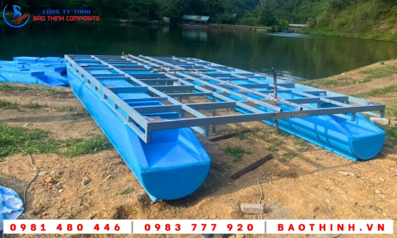 Nhà nổi composite tại Bắc Kạn