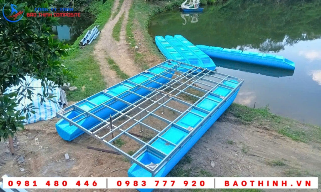 Nhà nổi composite tại Bắc Kạn