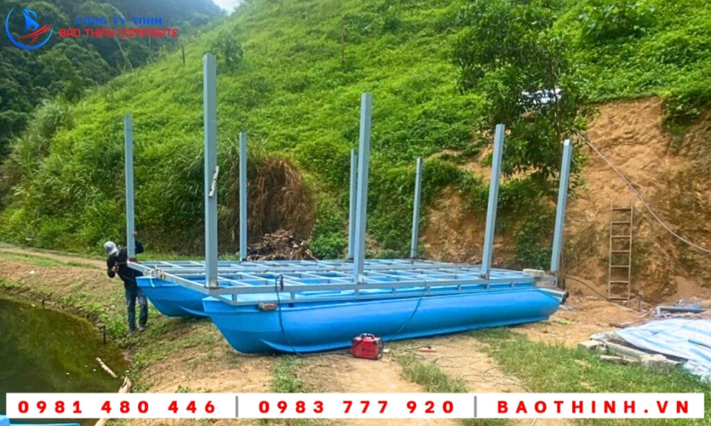Nhà nổi composite tại Bắc Kạn