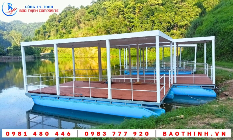 Nhà nổi composite tại Bắc Kạn
