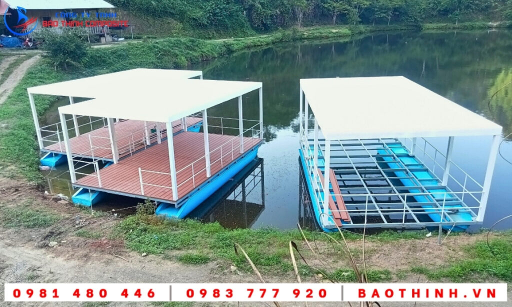 Nhà nổi composite tại Bắc Kạn