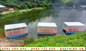 Nhà nổi composite tại Bắc Kạn