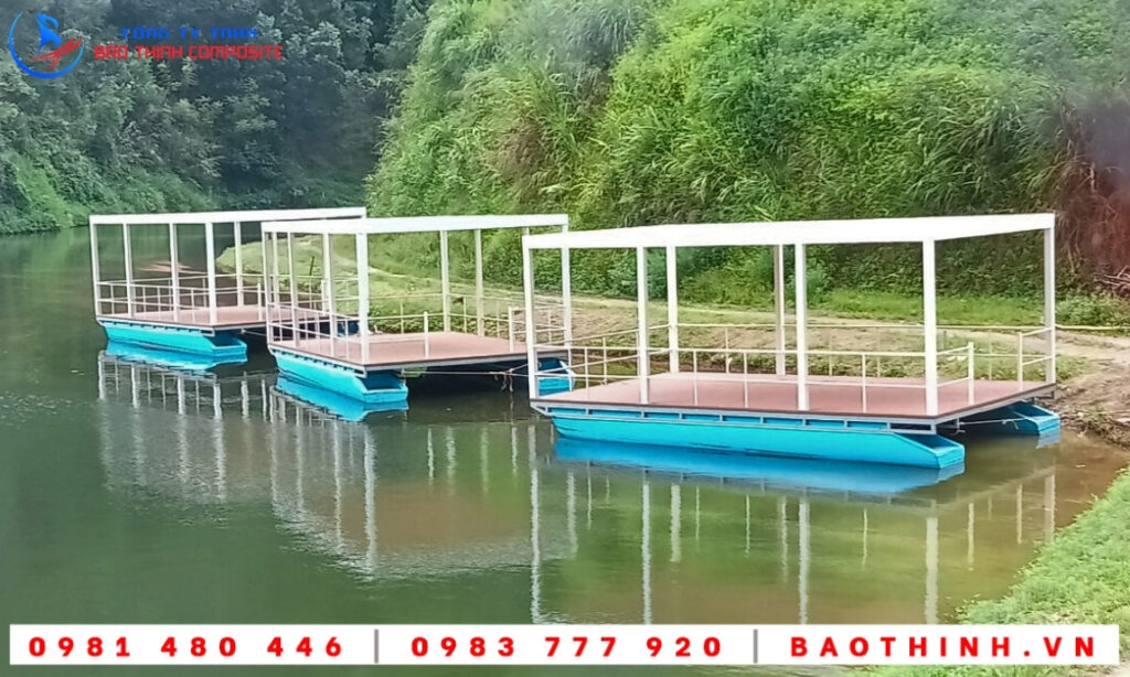 Nhà nổi composite tại Bắc Kạn