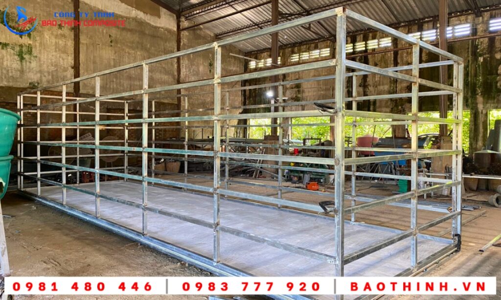 Bồn composite XLNT Công ty Hồng Long tại Phú Mỹ