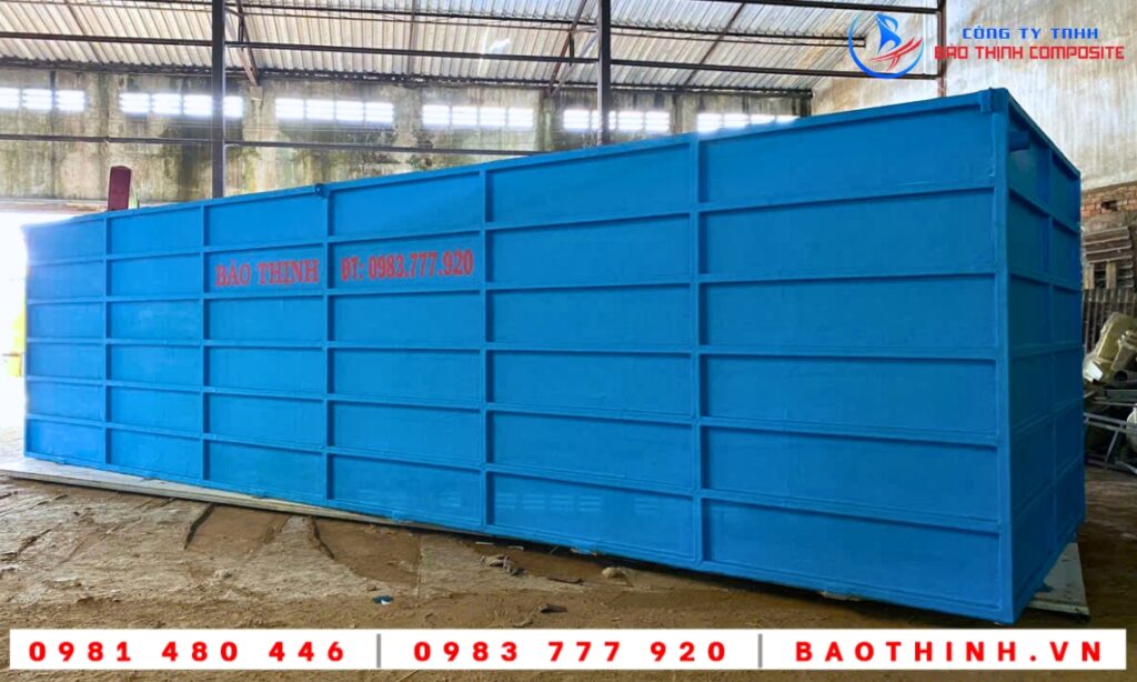 Bồn composite XLNT Công ty Hồng Long tại Phú Mỹ