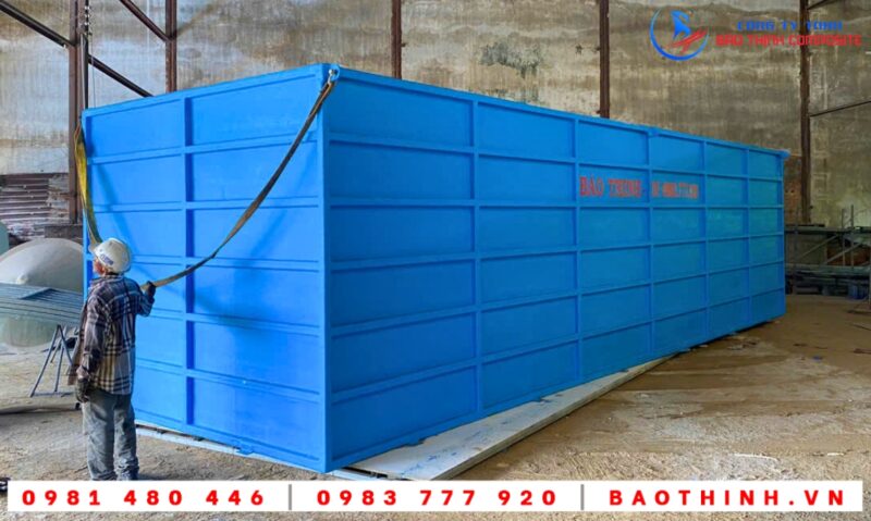Bồn composite XLNT Công ty Hồng Long tại Phú Mỹ