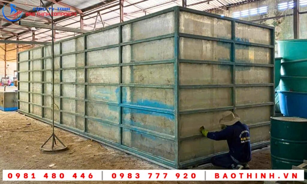 Bồn composite XLNT Công ty Hồng Long tại Phú Mỹ