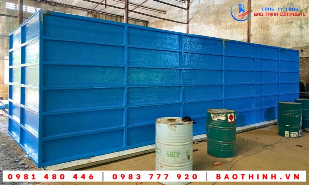 Bồn composite XLNT Công ty Hồng Long tại Phú Mỹ