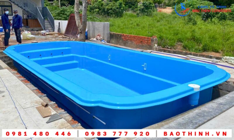 Hồ bơi composite tại Phước Tỉnh BRVT