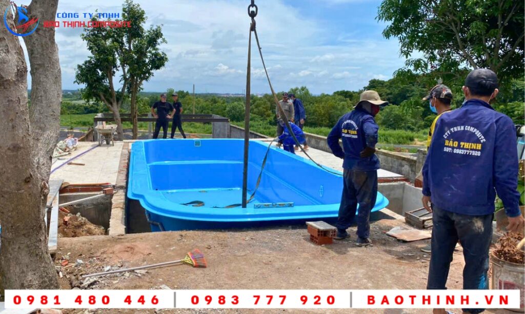 Hồ bơi composite tại Phước Tỉnh BRVT