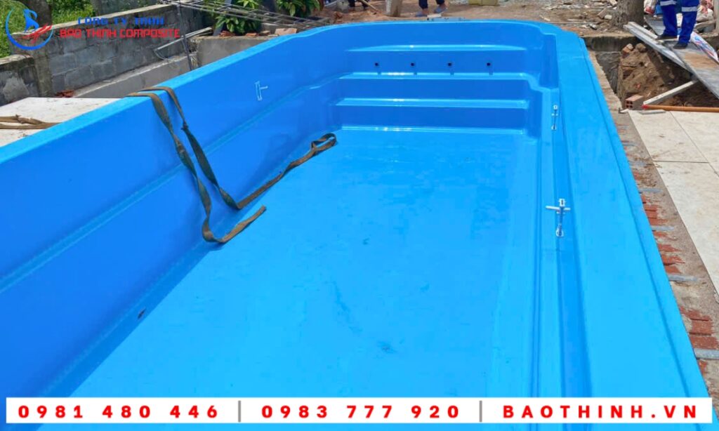 Hồ bơi composite tại Phước Tỉnh BRVT