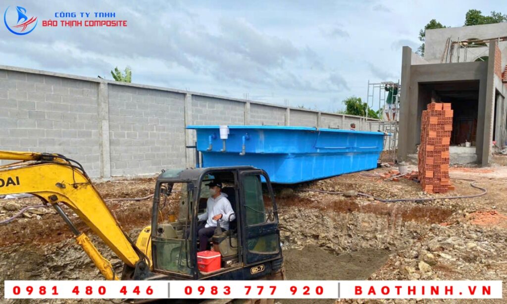 Hồ bơi composite tại Đất Đỏ BRVT