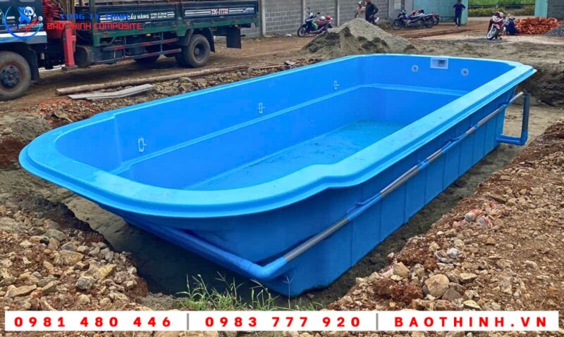 Hồ bơi composite tại Đất Đỏ BRVT