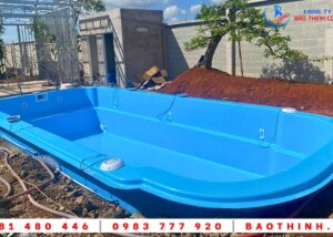 Hồ bơi composite tại Đất Đỏ BRVT 15 Hồ bơi composite tại Đất Đỏ BRVT